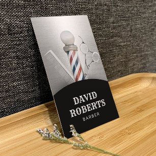 Carte De Visite Barber Shopping Coiffeur professionnel Barbershop