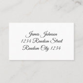 Carte De Visite Barbershop (Dos)