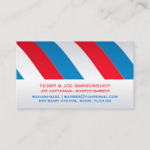 Carte de visite Barbershop (Devant)