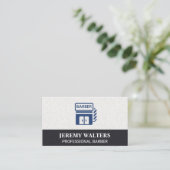 Carte De Visite Barbershop | Cuir (Debout devant)