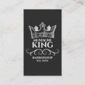Carte de visite Barbershop du roi de la couronne b (Devant)