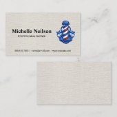 Carte De Visite Barbershop | Logo du pôle en barbre (Devant / Derrière)