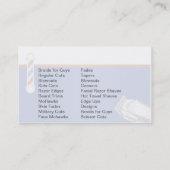 Carte de visite Barbershop (Poche de barbier et pi (Dos)