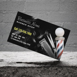 Carte De Visite Barbershop Professional Hair Clipper Barber