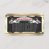 Carte de visite barbier (Devant)