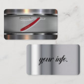 Carte de visite barbier (Devant / Derrière)