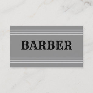Carte de visite barbier