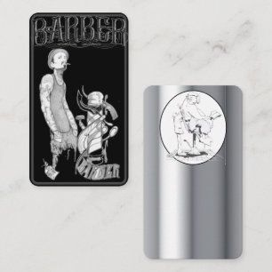 Carte de visite barbier