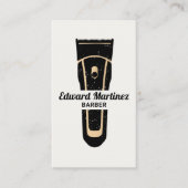 Carte De Visite Barbier Barbershop Electrique Clipper à cheveux (Devant)