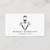 Carte De Visite Barbier professionnel simple Barbier (Devant)