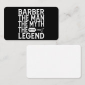 Carte De Visite Barbier The Man 2024 (Devant / Derrière)