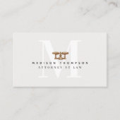 Carte De Visite Barème de droit professionnel Avocat de justice Co (Devant)