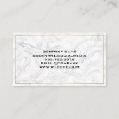 Carte De Visite Barème de justice | Avocat (Dos)