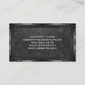 Carte De Visite Barème de justice | Cadre antique (Dos)