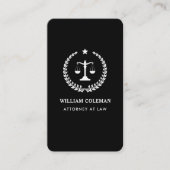 Carte De Visite Barème de justice des avocats professionnels Code (Devant)