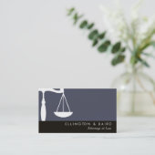 Carte De Visite Barème de justice Procureur de la République (Debout devant)