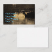 Carte De Visite Barge de travail (Devant / Derrière)