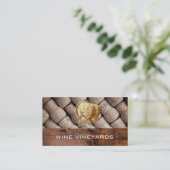 Carte De Visite Baril de vin en bois | Services de restauration | (Debout devant)