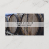 Carte De Visite Barils à vin (Devant)
