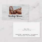 Carte De Visite Barils à vin | Grain de bois (Devant / Derrière)