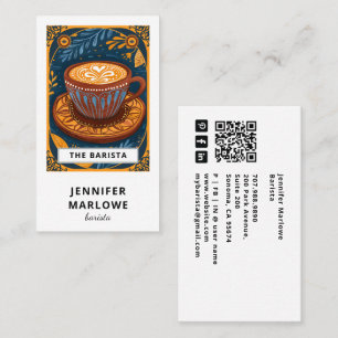 Carte De Visite Barista lunatique