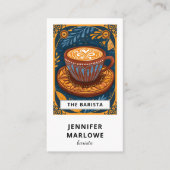 Carte De Visite Barista lunatique (Devant)