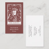 Carte De Visite Barista mystique Tarot (Devant / Derrière)