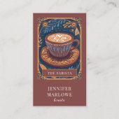 Carte De Visite Barista Tarot (Devant)