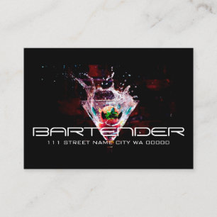 Carte De Visite Barman