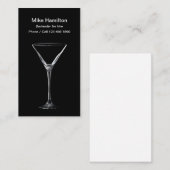 Carte De Visite Barman à louer (Devant / Derrière)