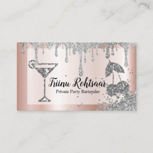 Carte De Visite Barman de fête privée Bar Traiteur Boissons