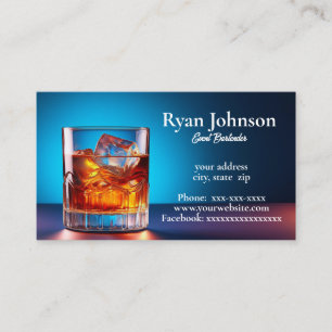 Carte De Visite barman d'événements