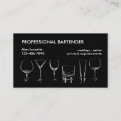 Carte De Visite Barman professionnel (Devant)