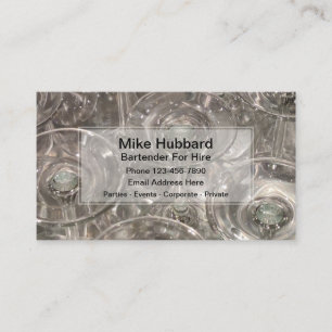 Carte De Visite Barman professionnel à louer