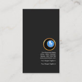 Carte De Visite Barman professionnel olive de verre rose de (Dos)