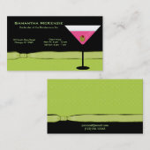 Carte De Visite Barman/propriétaire de bar (Devant / Derrière)