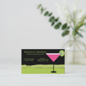 Carte De Visite Barman/propriétaire de bar (Debout devant)