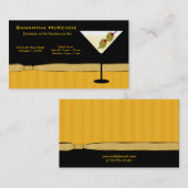 Carte De Visite Barman/propriétaire de bar (Devant / Derrière)