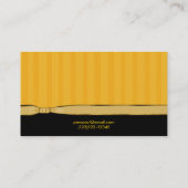 Carte De Visite Barman/propriétaire de bar (Dos)