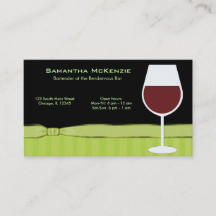 Carte De Visite Barman/propriétaire de bar