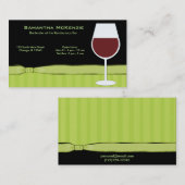 Carte De Visite Barman/propriétaire de bar (Devant / Derrière)