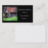Carte De Visite Barne Rustique (Devant / Derrière)