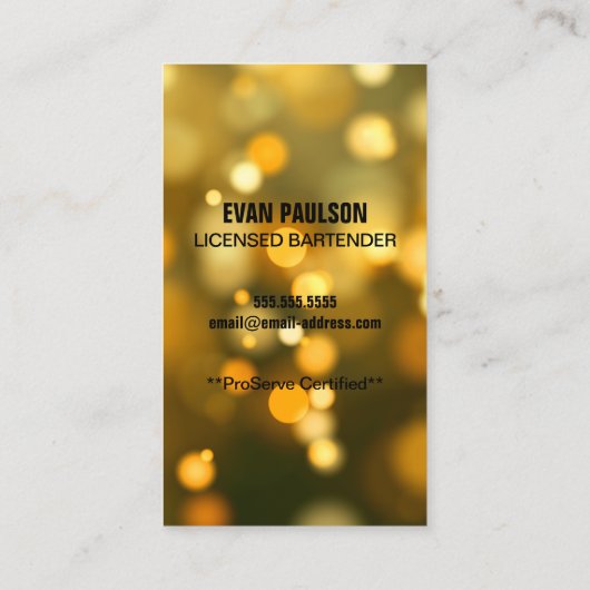 Carte De Visite Barre (Dos)