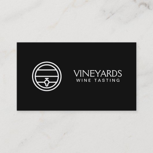 Carte De Visite Barre à vin (Devant)