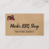 Carte De Visite Barre BBQ (Devant)