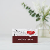 Carte De Visite Barre chinoise de substance/restaurant/restaurant (Debout devant)