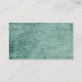 Carte De Visite Barre de verre vert moderne Bannières Bandes (Dos)