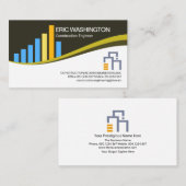 Carte De Visite Barre d'outils de construction design (Devant / Derrière)