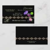 Carte De Visite Barre du barman/propriétaire (Devant / Derrière)