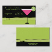 Carte De Visite Barre du barman/propriétaire (Devant / Derrière)